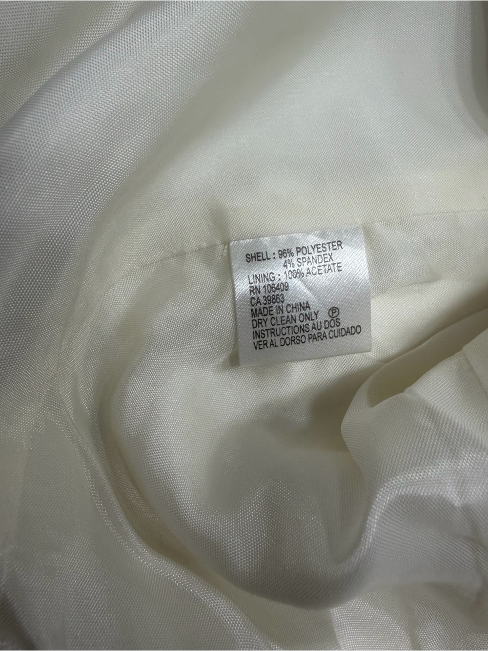 Tahari Arthur S. Lavine Classic Women's white/black Button-Front Collarless Jack - Picture 6 of 9